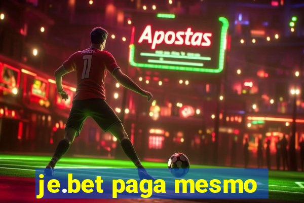 je.bet paga mesmo